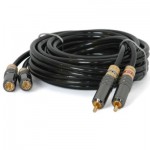 Cable 2 rca - 2 rca stereo. 8,0 mts