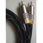 Cable 2 rca - 2 rca stereo. 10,0 mts