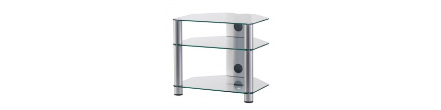 Sonorous - Mueble HIFI de 5 estantes. Estantes de vidrio transparente. ref.  RX-2150 TG